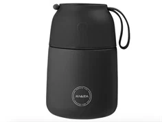 AYA&IDA matte black Food'ie termobeholder 500ml